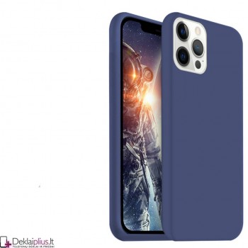Silikoninis plonas dėklas  - mėlynas (Apple Iphone 13 Pro Max)
